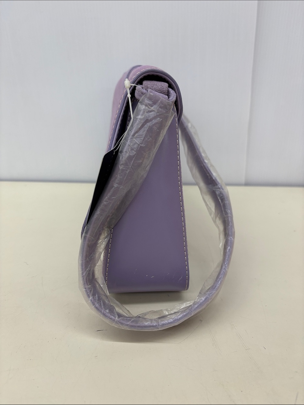 NWT Suzanne Somers Lavender Suede Crossbody Bag - Picture 2 of 8